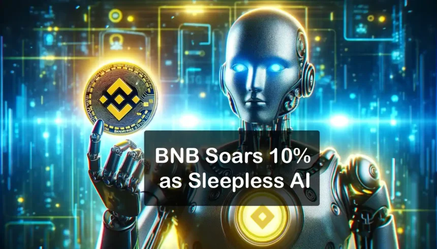 BNB Soars 10% as Sleepless AI